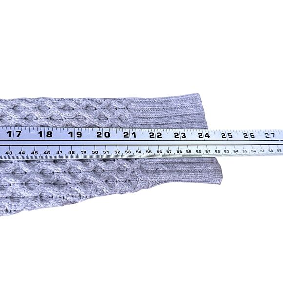 Title Nine Speaking Pullover Sweater Women’s Small Gray Merino Alpaca Blend Knit - Picture 9 of 10